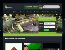 Tablet Screenshot of dinisohbetler.net